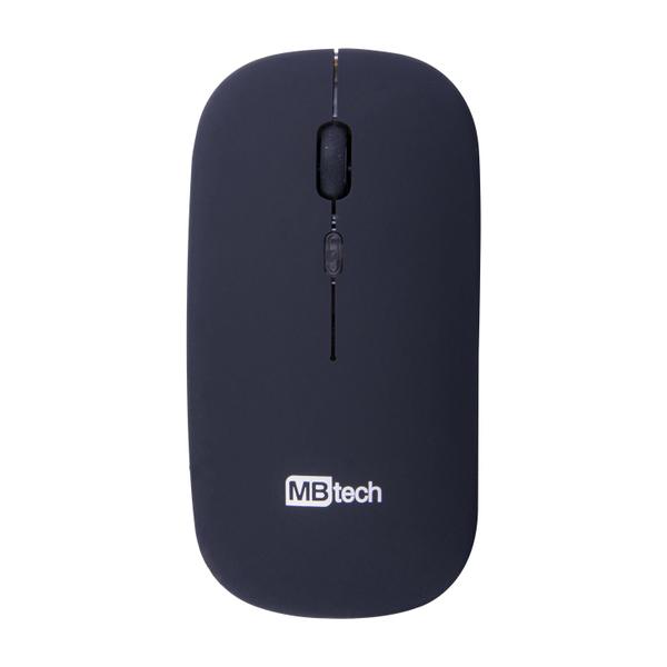 Imagem de Mouse Sem Fio Bluetooth Recarregável Led Mbtech Óptico 