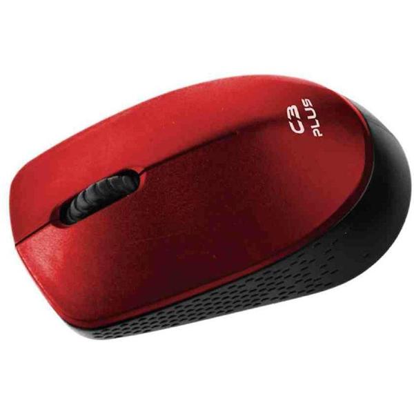 Imagem de Mouse Sem Fio C3Plus, Vermelho - M-W17RD - C3TECH