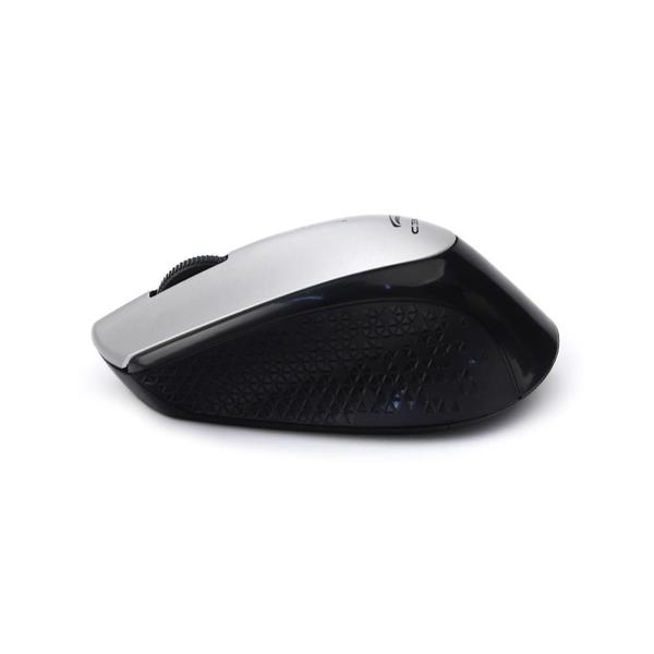 Imagem de Mouse Sem Fio C3Tech M-W50SI Prata 1600 Dpi, Ambidestro, Ergonômico