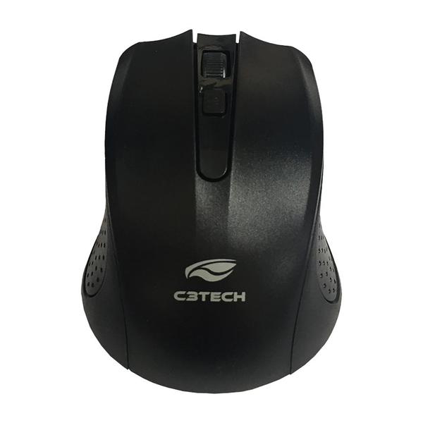 Imagem de Mouse sem Fio C3TECH Wireless M-W20BK USB Preto 2.4GHZ