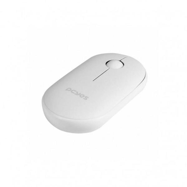 Imagem de Mouse sem fio college white 1600dpi silent click - pcyes