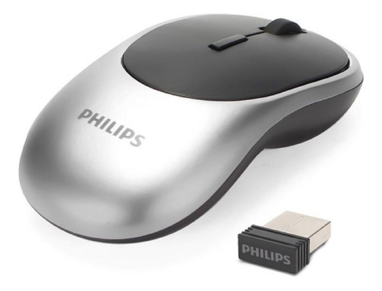 Imagem de Mouse Sem Fio com bateria interna Recarregável Philips M413 Spk7413