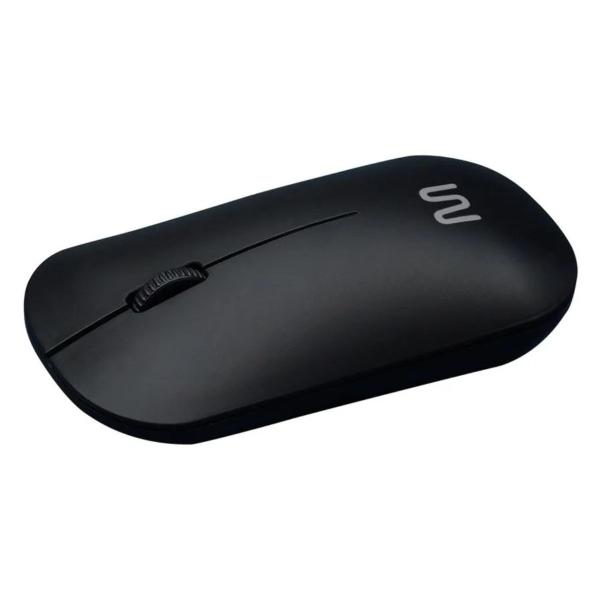 Imagem de Mouse sem Fio Design Slim 1200 Dpi 3 Botões Ms100 USB Multi Mo307