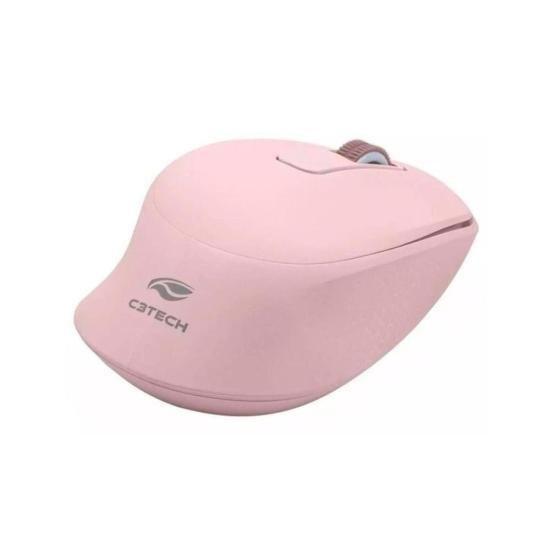 Imagem de Mouse Sem Fio Dual Mode M-Bt200Pk Rose C3Tech Homologação: 153032012961