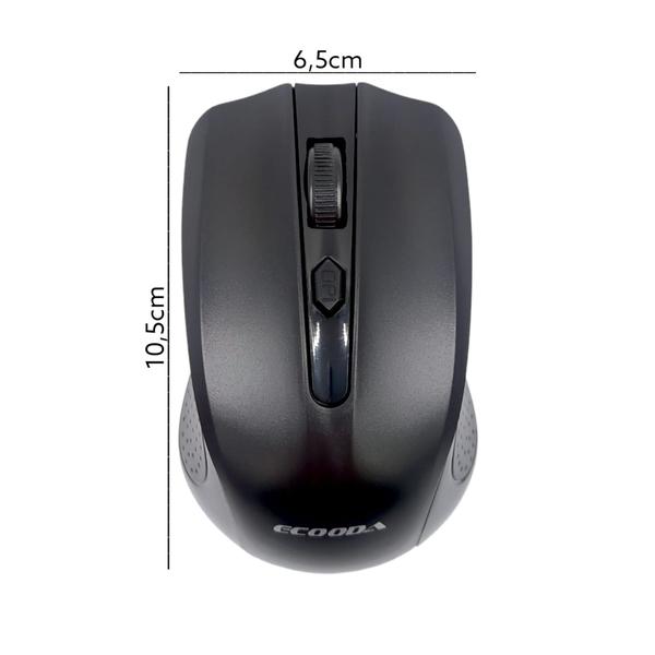 Imagem de Mouse Sem Fio Ecooda Com Pilha MS8012