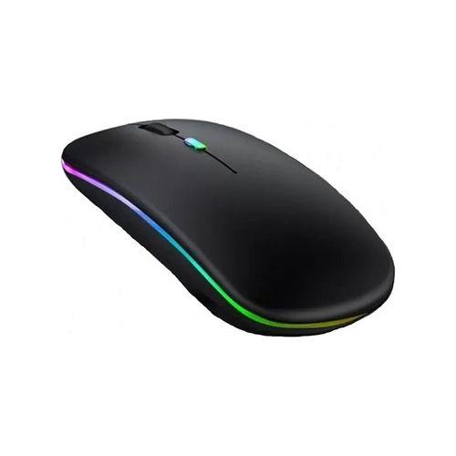 Imagem de Mouse Sem Fio Ergonômico RGB Led Recarregável USB