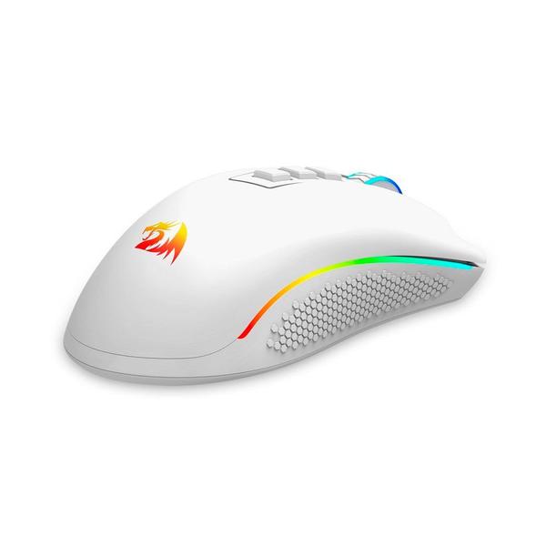 Imagem de Mouse sem fio Gamer Redragon Cobra Pro Lunar White, RGB, Wireless, 16000DPI, M711W-Pro