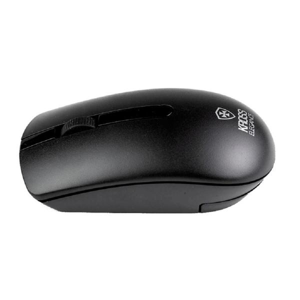 Imagem de Mouse Sem Fio Kross Elegance Recarregável Wireless 1600 Dpi Preto - KE-M305