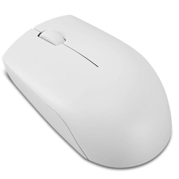 Imagem de Mouse Sem fio Lenovo Off-White 300 Design Ambidestro, Compacto com Pilha Inclusa GY51L15677