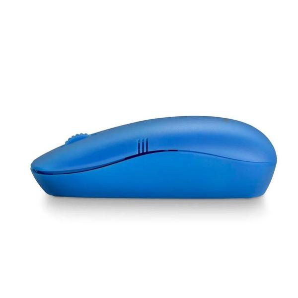 Imagem de Mouse Sem Fio Lite 2.4GHZ 1200 DPI USB Azul Multilaser - MO288