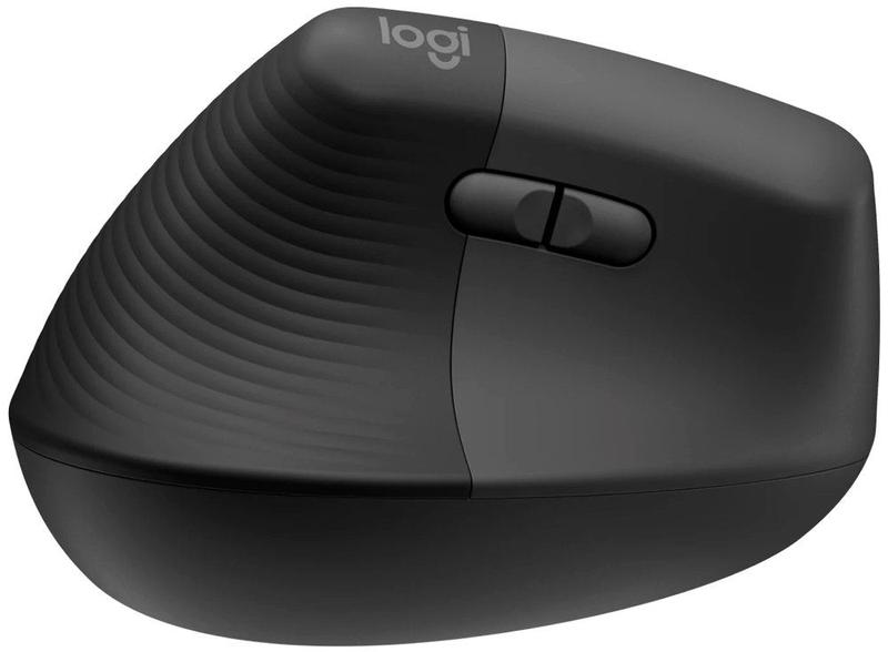 Mouse Sem Fio Logitech Lift Left Vertical Ergo Series 910-006467 Graphite Imagem de Mouse Sem Fio Logitech Lift Left Vertical Ergo Series 910-006467 Graphite