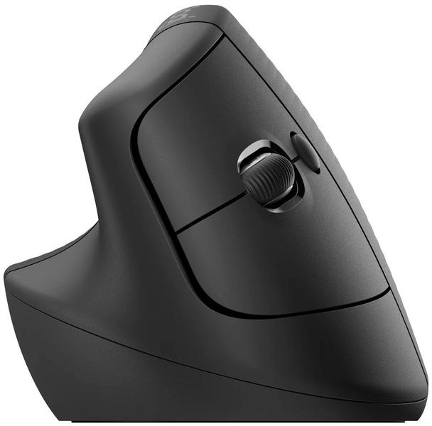 Mouse Sem Fio Logitech Lift Left Vertical Ergo Series 910-006467 Graphite Imagem de Mouse Sem Fio Logitech Lift Left Vertical Ergo Series 910-006467 Graphite