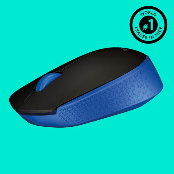 Imagem de Mouse sem fio Logitech M170 para PC Mac Laptop - azul