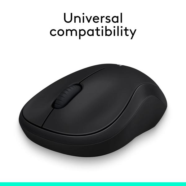 Imagem de Mouse sem fio Logitech M185 2,4 GHz 1000 DPI com bateria de 12 meses