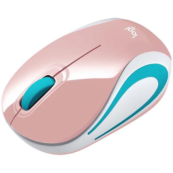 Imagem de Mouse Sem Fio Logitech M187 Ate 1.000 Dpi - Rosa/Blanco