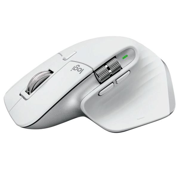 Imagem de Mouse Sem Fio Logitech MX Master 3S, 8000 DPI, Bluetooth, USB, para Uso em Qualquer Superfície, Clique Silencioso, Cinza - 910-006562