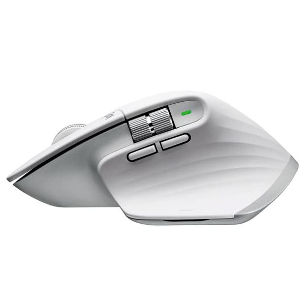 Imagem de Mouse Sem Fio Logitech MX Master 3S, 8000 DPI, Bluetooth, USB, para Uso em Qualquer Superfície, Clique Silencioso, Cinza - 910-006562