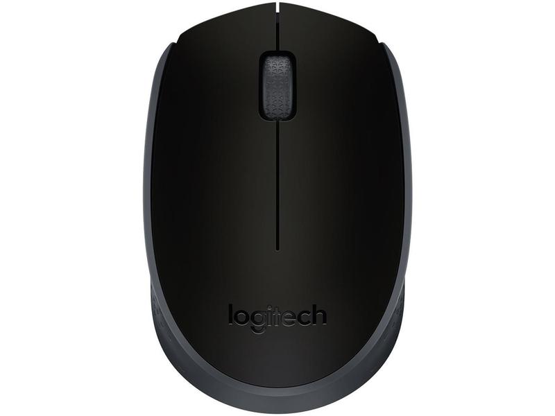 Imagem de Mouse sem Fio Logitech Óptico 1000DPI 3 Botões - M170 Preto