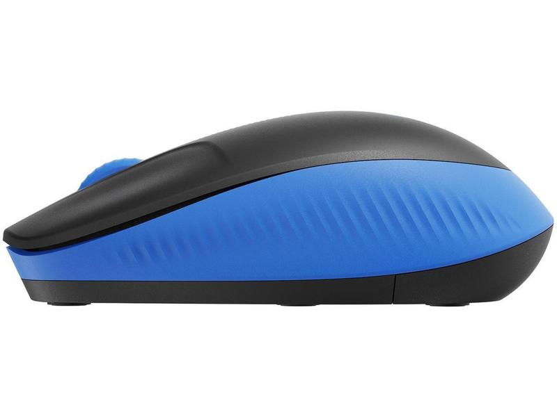 Imagem de Mouse sem Fio Logitech Óptico 1000DPI - M190 Azul Original