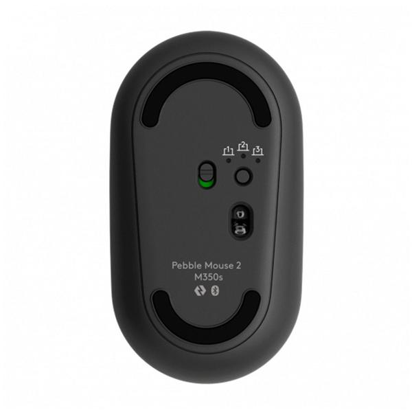 Imagem de Mouse Sem Fio Logitech Pebble 2 M350s Bluetooth Grafite 1000 DPI - 910-007049