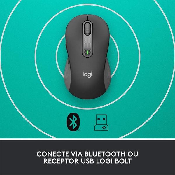 Imagem de Mouse Sem Fio Logitech Signature M650 2000DPI USB 910-006250