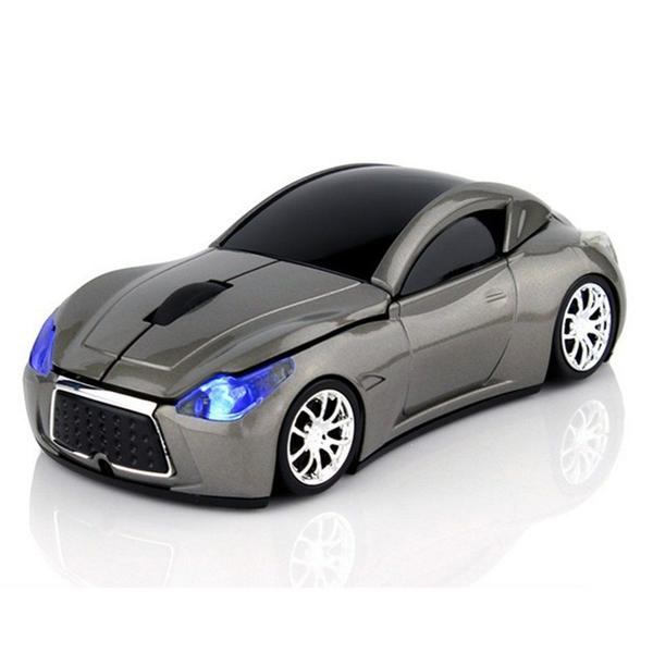 Imagem de Mouse sem fio MGBeauty Sports Car Shape com LED 1600 DPI