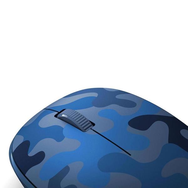 Imagem de Mouse Sem Fio Microsoft Bluetooth Azul Camuflado 8KX-00002