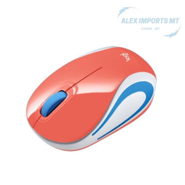 Imagem de Mouse Sem Fio Mini Logitec Portátil e Pequeno pra Pc