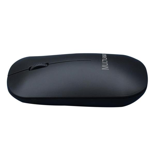 Imagem de Mouse Sem Fio Multilaser MO307 2.4GHz 1200 DPI USB - Preto