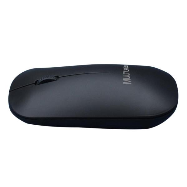 Imagem de Mouse Sem Fio Multilaser Mo307 Preto 3 Botões