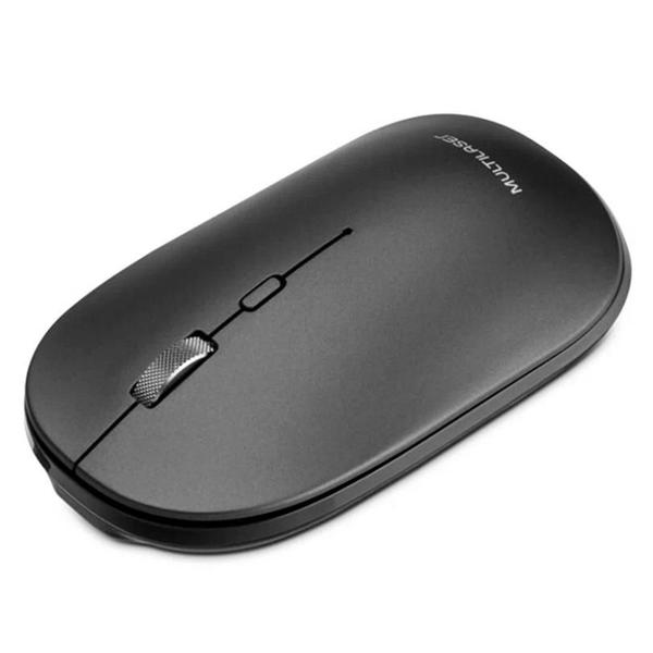 Imagem de Mouse sem fio multilaser ms700 1600dpi 4bot.slim pto - mo331