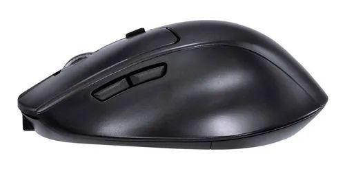 Imagem de Mouse Sem Fio Óptico Usb Wireless 2.4ghz Recarregável Pc Notebook Computador Tv Smart (Preto)