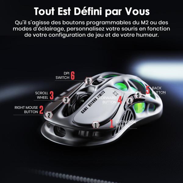 Imagem de Mouse sem fio para jogos GravaStar Mercury M1 Pro 26.000 DPI