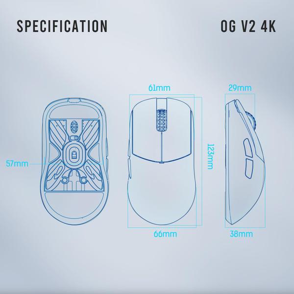 Imagem de Mouse sem fio para jogos Lamzu Atlantis OG V2 4K 26000 DPI