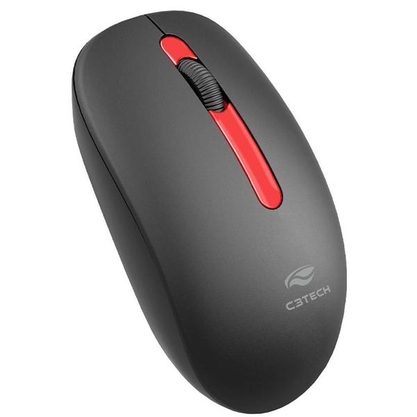 Imagem de Mouse Sem Fio, Plug And Play, 1.200 Dpi, M-W15Rbk, C3Tech