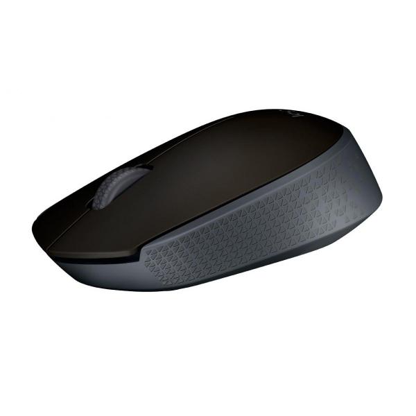 Imagem de Mouse sem fio preto cinza logitech m170 blister