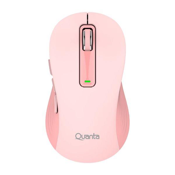 Imagem de Mouse Sem Fio Quanta QTMOI40 Ate 1.600 Dpi - Rosa