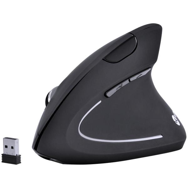 Imagem de Mouse Sem Fio Recarregavel 2.4 Ghz Vertical Ergonomico Orto