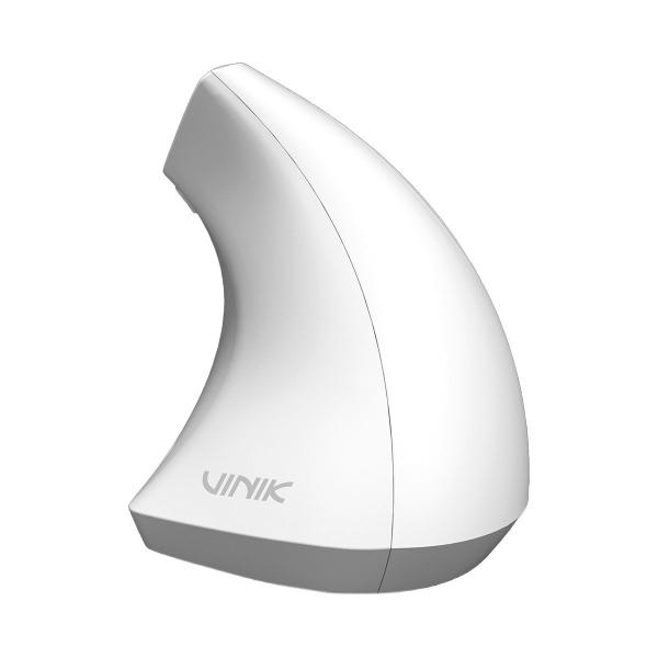 Imagem de Mouse Sem Fio Recarregável 2.4 Ghz Vertical Ergonomico Ortopedico Power Fit 1600 Dpi Branco Usb - Pm300