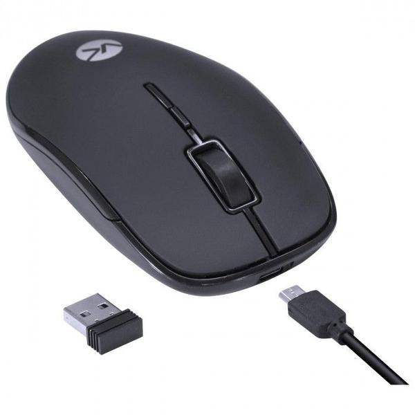 Imagem de Mouse sem fio recarregavel power one 1600dpi - receptor usb - pm100