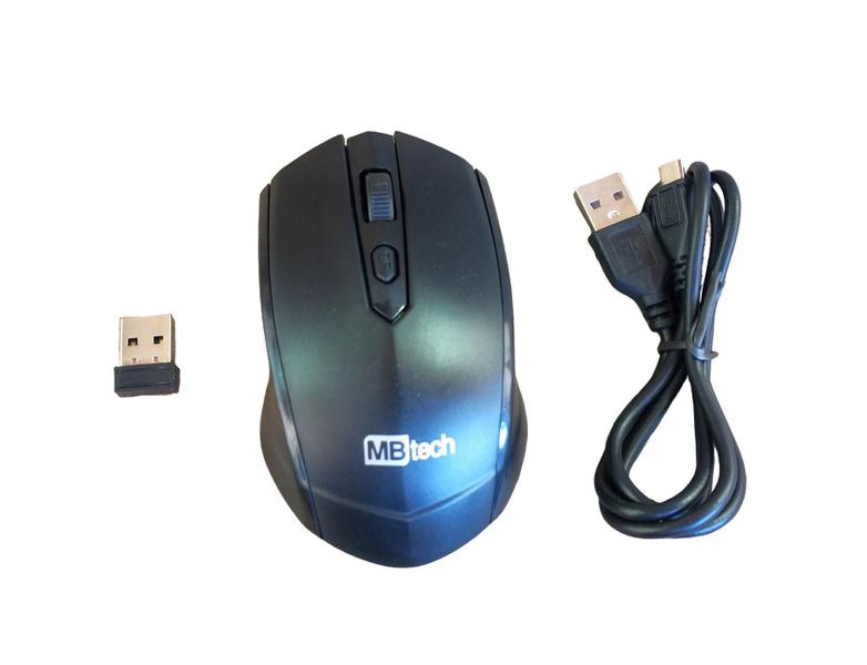 Imagem de Mouse sem fio recarregavel usb preciso e boa empunhadura