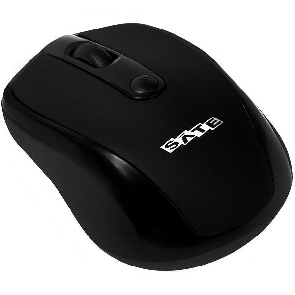 Imagem de Mouse Sem Fio Satellite A-44G Ate 1.600 Dpi - Preto