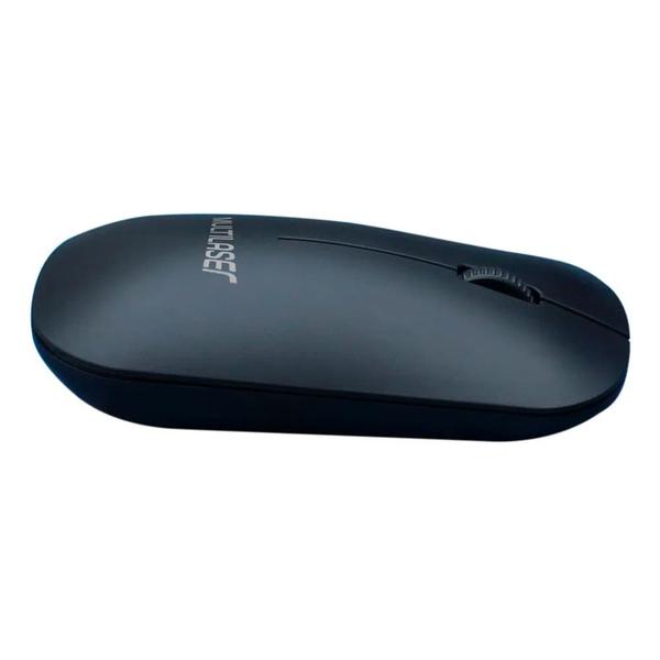 Imagem de Mouse Sem Fio Ultrafino Slim USB Óptico para PC Computador Wireless Notebook 1200 DPI Ergonômico Adaptador Sem Fio  Plug and Play