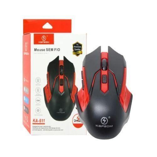 Imagem de Mouse Sem Fio Usb Para Notebook Pc Gamer Ka-611 Kapbom