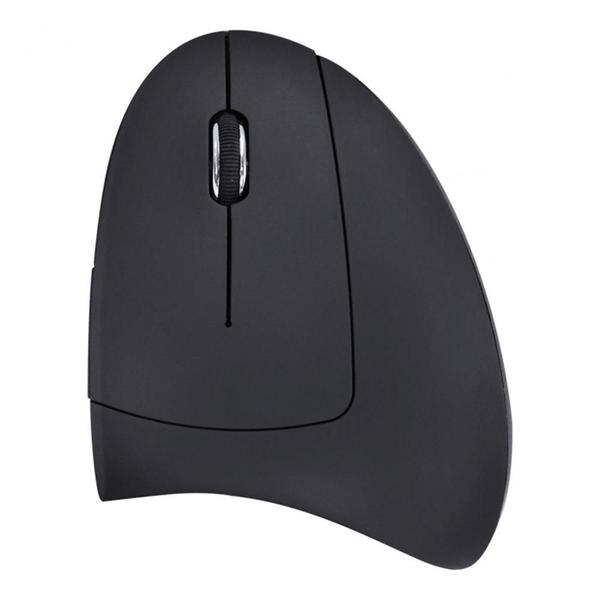 Imagem de Mouse Sem Fio Vertical Ortopédico Power Fit Vinik, 1600 DPI, Recarregável, USB, Preto  PM300