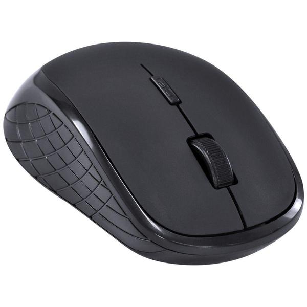 Imagem de Mouse sem fio wireless 2.4 ghz dynamic silent 1600 dpi clique silencioso - preto - sm200 - Vinik