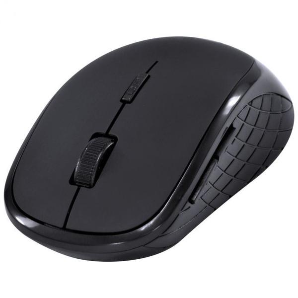 Imagem de Mouse sem fio wireless 2.4 ghz dynamic silent 1600 dpi clique silencioso - preto - sm200