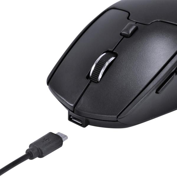 Imagem de Mouse Sem Fio Wireless 2.4 Ghz Recarregavel Power Up 1600 D