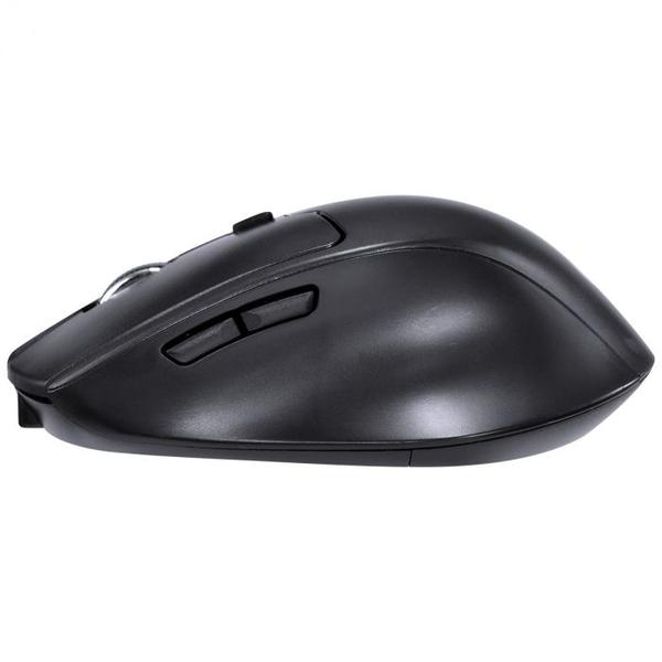 Imagem de Mouse sem fio wireless 2.4 ghz recarregavel power up 1600 dpi preto usb - pm200