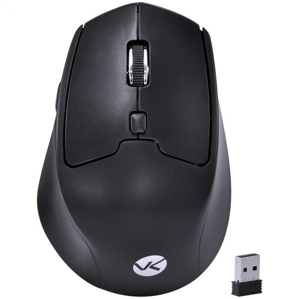 Imagem de Mouse sem fio wireless 2.4 ghz recarregavel power up 1600 dpi preto usb - pm200